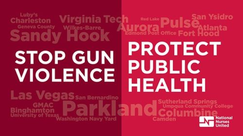 National Nurses United Stop Gun Violence